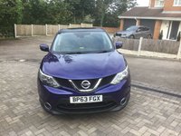 USED 2014 63 NISSAN QASHQAI 1.2 ACENTA PREMIUM DIG-T 5d 113 BHP Panoramic Sunroof+ Ulez Compliant