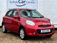 USED 2013 13 NISSAN MICRA 1.2 ACENTA 5d 79 BHP www.suffolkcarcentre.co.uk - Located at Lowestoft