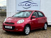 USED 2013 13 NISSAN MICRA 1.2 ACENTA 5d 79 BHP www.suffolkcarcentre.co.uk - Located at Lowestoft