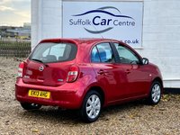 USED 2013 13 NISSAN MICRA 1.2 ACENTA 5d 79 BHP www.suffolkcarcentre.co.uk - Located at Lowestoft