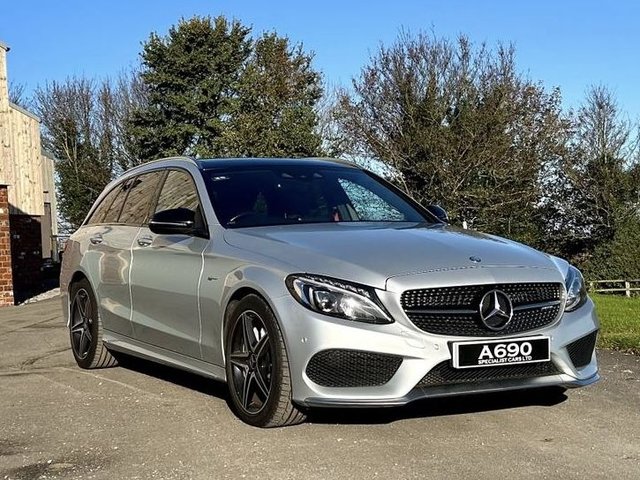 2017 A Mercedes-Benz C-Class 3.0 (362) C43 4Matic Premium 5dr Automatic Euro 6 (Panoramic Sunroof, Rear View Camera, Satellite Navigation, Active Park Assist)
