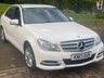 USED 2013 13 MERCEDES-BENZ C-CLASS 1.6 C180 BLUEEFFICIENCY EXECUTIVE SE 4d 154 BHP * SATNAV *      LOW MILES