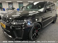 USED 2021 21 LAND ROVER RANGE ROVER SPORT SVR 5.0 V8 S/C P575 CARBON EDITION ***IMPORTANT JLR INSURANCE SECURITY RECALL DONE*** UK DELIVERY FLAT FEE &pound;175 (SUBJECT TO DEAL) *OVER 100 IMAGES ON OUR WEBSITE*BESPOKE FINANCE ARRANGED*PART EXCHANGE WELCOME*ALL VEHICLES HPI CLEAR