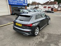 USED 2022 22 AUDI A3 1.5 SPORTBACK TFSI S LINE MHEV 5d 148 BHP ** RAC BUYSURE INSPECTED **