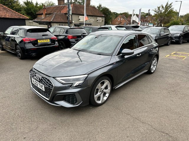 2022 22 Audi A3 1.5 SPORTBACK TFSI S LINE MHEV 5d 148 BHP