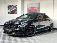 USED 2018 J MERCEDES-BENZ CLA 2.0 AMG CLA 45 4MATIC 4d 375 BHP PAN ROOF / SPORT EXHAUST / H&K