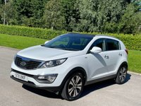USED 2011 11 KIA SPORTAGE 2.0 CRDI KX-3 SAT NAV 5d 134 BHP SAT NAV + REVERSING CAMERA + +