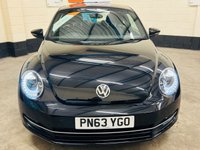 USED 2013 63 VOLKSWAGEN BEETLE 1.6 DESIGN TDi BLUEMOTION TECHNOLOGY AUTOMATIC 3 DOOR 104 BHP &pound;35 TAX AUTOMATIC