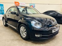 USED 2013 63 VOLKSWAGEN BEETLE 1.6 DESIGN TDi BLUEMOTION TECHNOLOGY AUTOMATIC 3 DOOR 104 BHP &pound;35 TAX AUTOMATIC