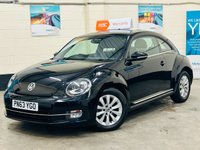 USED 2013 63 VOLKSWAGEN BEETLE 1.6 DESIGN TDi BLUEMOTION TECHNOLOGY AUTOMATIC 3 DOOR 104 BHP &pound;35 TAX AUTOMATIC