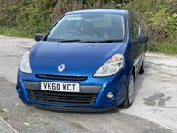 USED 2010 60 RENAULT CLIO 1.1 EXTREME 3d 74 BHP FULL SERVICE HISTORY