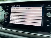 USED 2018 68 VOLKSWAGEN POLO 1.0 SE TSI DSG 5d 94 BHP BLACK ROOF-PRIVACY GLASS-DCC