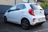 USED 2019 68 KIA PICANTO 1.0 GT-LINE 5d 99 BHP Apple Carplay & Android Auto, Black & Red Faux Leather, Rear Parking Camera, Rear Parking Sensors