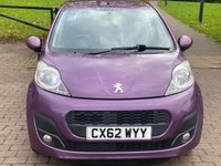 USED 2012 62 PEUGEOT 107 1.0 ACTIVE 5d AUTOMATIC......