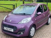 USED 2012 62 PEUGEOT 107 1.0 ACTIVE 5d AUTOMATIC......