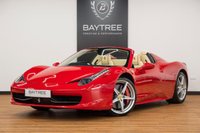 USED 2013 63 FERRARI 458 4.5 SPIDER DCT 