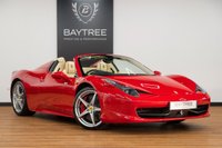 USED 2013 63 FERRARI 458 4.5 SPIDER DCT 