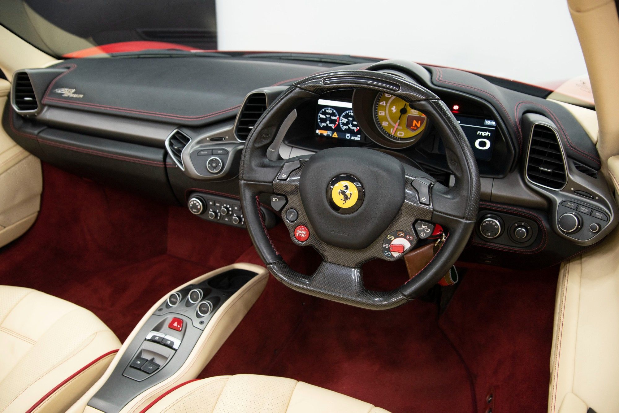 USED 2013 63 FERRARI 458 4.5 SPIDER DCT 