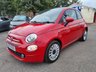 USED 2020 70 FIAT 500 1.0 LOUNGE MHEV 3d 69 BHP ONLY 19,626 MILES FROM NEW.
