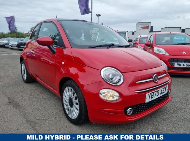 2020 500 1.0 LOUNGE MHEV 3D 69 BHP ONLY 19,626 MILES FROM NEW. 2020... photo