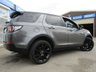 USED 2015 65 LAND ROVER DISCOVERY SPORT 2.0 TD4 SE 5d 180 BHP Finished in CORRIS GREY MET with EBONY HEATED LEATHER TRIM. This Discovery Sport is practical, incredible off road and a comfy SUV that has 7 Seats that will swallow your family and luggage. FEATURES include 20" ALLOYS, DAB RADIO, BLACK PACK, Heated Leather Seats, B/Tooth, Park sensors and more. Land Rover Dealer serviced at 29113 miles, 39804 miles, 54592 miles and recently at 69360 miles.