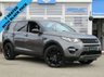 USED 2015 65 LAND ROVER DISCOVERY SPORT 2.0 TD4 SE 5d 180 BHP Finished in CORRIS GREY MET with EBONY HEATED LEATHER TRIM. This Discovery Sport is practical, incredible off road and a comfy SUV that has 7 Seats that will swallow your family and luggage. FEATURES include 20" ALLOYS, DAB RADIO, BLACK PACK, Heated Leather Seats, B/Tooth, Park sensors and more. Land Rover Dealer serviced at 29113 miles, 39804 miles, 54592 miles and recently at 69360 miles.