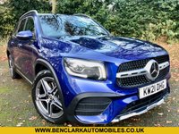 USED 2021 21 MERCEDES-BENZ GLB 2.0 GLB 220 D 4MATIC AMG LINE PREMIUM PLUS 5d AUTO 188 BHP ONLY 14,800 MILES//IMMACULATE CAR WITH FULL MERCEDES SERVICE HISTORY // JUST SERVICED//7 SEATER//PARKING CAMERA//PANORAMIC GLASS ROOF//ELECTRIC HEATED MEMORY SEATS//MASSIVE SPEC 7-SEATER//FULL BLACK LEATHER\\SATNA