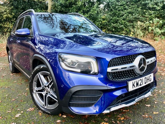 2021 21 Mercedes-Benz Glb 2.0 GLB 220 D 4MATIC AMG LINE PREMIUM PLUS 5d AUTO 188 BHP ONLY 14,800 MILES//IMMACULATE CAR WITH FULL MERCEDES SERVICE HISTORY // JUST SERVICED//7 SEATER//PARKING CAMERA//PANORAMIC GLASS ROOF//ELECTRIC HEATED MEMORY SEATS//MASSIVE SPEC