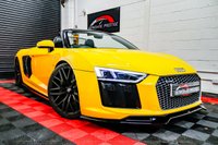 USED 2018 18 AUDI R8 5.2 SPYDER V10 QUATTRO 2d 533 BHP 