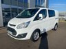 USED 2017 66 FORD TRANSIT CUSTOM 2.0 310 LIMITED DCIV 170PS *NO VAT* CREWVAN 5 SEATS NAV TOWBAR LEATHER TOWBAR R/CAMERA NAV NO VAT