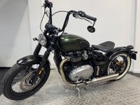 USED 2019 19 TRIUMPH BOBBER 1200cc BONNEVILLE BOBBER  76 BHP COMES WITH NEW MOT AND WARRANTY