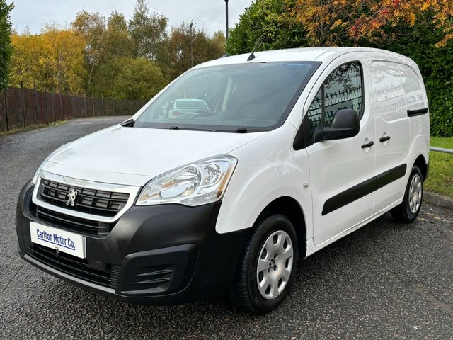 2018 18 Peugeot Partner 1.6 BLUE HDI S/S PROFESSIONAL L1 850 100 BHP