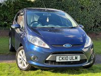 USED 2010 10 FORD FIESTA 1.2 ZETEC 5d 81 BHP 