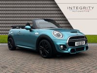 USED 2018 18 MINI CONVERTIBLE 2.0 COOPER S 2d 190 BHP BLUETOOTH HANDSFREE - JCW SPORTS PACK - JCW SPORTS STEERING WHEEL - 17" GLOSS BLACK TRACK SPOKE ALLOYS - CRUISE CONTROL - USB INTERFACE - BLUETOOTH AUDIO