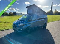 USED 2021 71 FORD TRANSIT CUSTOM BRAND NEW  4 BERTH LUXURY CAMPERVAN 2.0 300 LIMITED P/V ECOBLUE 129 BHP BRAND NEW CONVERSION RIB BED