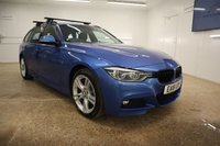 USED 2018 18 BMW 3 SERIES 2.0 320I M SPORT TOURING 5d 181 BHP FITTED WITH FACTORY EXTRAS AND IN THE STUNNING ESTORIL BLUE