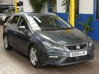 USED 2018 68 SEAT LEON 2.0 TSI FR SPORT DSG 5d 188 BHP SAT NAV PART LEATHER PARKING SENSORS 1 OWNER GENUINE LOW MILEAGE 6 MONTHS GOLD WARRANTY