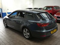 USED 2018 68 SEAT LEON 2.0 TSI FR SPORT DSG 5d 188 BHP SAT NAV PART LEATHER PARKING SENSORS 1 OWNER GENUINE LOW MILEAGE 6 MONTHS GOLD WARRANTY