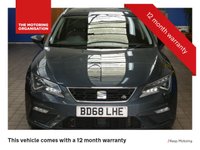 USED 2018 68 SEAT LEON 2.0 TSI FR SPORT DSG 5d 188 BHP SAT NAV PART LEATHER PARKING SENSORS 1 OWNER GENUINE LOW MILEAGE 6 MONTHS GOLD WARRANTY