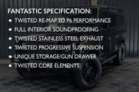 USED 2016 16 LAND ROVER DEFENDER TDCI (TWISTED) GENUINE TWISTED, P6 PERFORMANCE UPGRADE, REVERSE CAMERA, HEATED SEATS, FOX SHOCKS, AIR SUSPENSION, SONY AUDIO AND SUBWOOFER