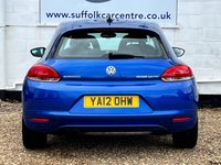 USED 2012 12 VOLKSWAGEN SCIROCCO 2.0 GT TDI BLUEMOTION TECHNOLOGY DSG 2d 140 BHP www.suffolkcarcentre.co.uk - Located at Lowestoft