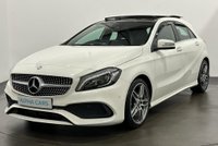 USED 2016 16 MERCEDES-BENZ A-CLASS 1.5 A 180 D AMG LINE PREMIUM PLUS 5d 107 BHP Super Low Mileage 15229 Miles , Striking Cirrus White Gloss , Leather / Alcantara , Panoramic Glass Roof,