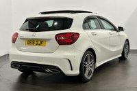 USED 2016 16 MERCEDES-BENZ A-CLASS 1.5 A 180 D AMG LINE PREMIUM PLUS 5d 107 BHP Super Low Mileage 15229 Miles , Striking Cirrus White Gloss , Leather / Alcantara , Panoramic Glass Roof,
