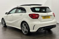 USED 2016 16 MERCEDES-BENZ A-CLASS 1.5 A 180 D AMG LINE PREMIUM PLUS 5d 107 BHP Super Low Mileage 15229 Miles , Striking Cirrus White Gloss , Leather / Alcantara , Panoramic Glass Roof,