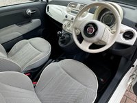 USED 2012 62 FIAT 500 1.2 LOUNGE 3d 69 BHP PANORAMIC GLASS ROOF - BLUETOOTH HANDSFREE - ALLOY WHEELS - CITY STEERING - AIR CONDITIONING