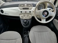 USED 2012 62 FIAT 500 1.2 LOUNGE 3d 69 BHP PANORAMIC GLASS ROOF - BLUETOOTH HANDSFREE - ALLOY WHEELS - CITY STEERING - AIR CONDITIONING