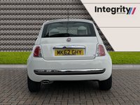 USED 2012 62 FIAT 500 1.2 LOUNGE 3d 69 BHP PANORAMIC GLASS ROOF - BLUETOOTH HANDSFREE - ALLOY WHEELS - CITY STEERING - AIR CONDITIONING