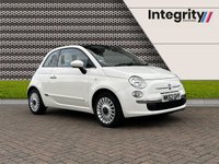 USED 2012 62 FIAT 500 1.2 LOUNGE 3d 69 BHP PANORAMIC GLASS ROOF - BLUETOOTH HANDSFREE - ALLOY WHEELS - CITY STEERING - AIR CONDITIONING