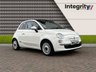 USED 2012 62 FIAT 500 1.2 LOUNGE 3d 69 BHP PANORAMIC GLASS ROOF - BLUETOOTH HANDSFREE - ALLOY WHEELS - CITY STEERING - AIR CONDITIONING