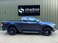 USED 2018 18 FORD RANGER 2.2 LIMITED 4X4 Super Cab Extended TDCI 4d 158 BHP + Tow Bar + Full Ford History + Alloys + Camera + NAV +